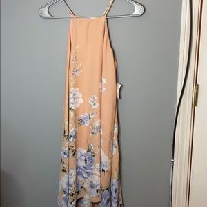 High-Low Flower Dress
